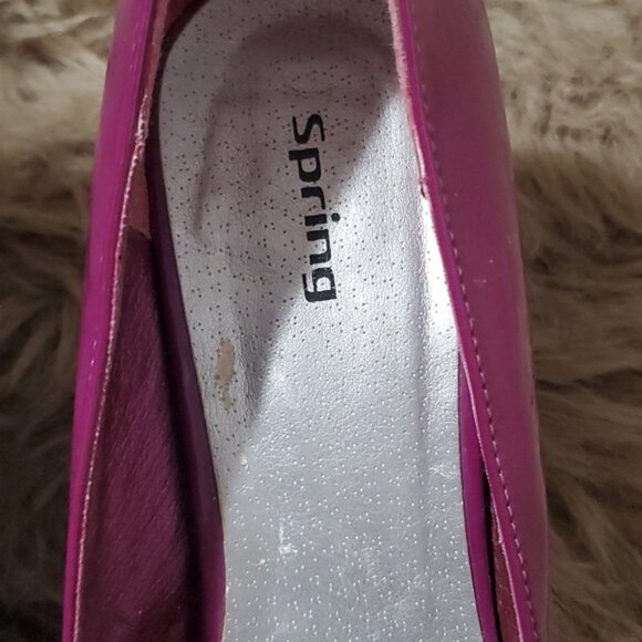 Vintage Y2K Light Purple Leather-Like Patent Heels - Picture 5 of 16